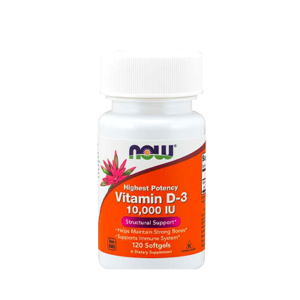 NOW Foods Вітамін D3 10 000 МО